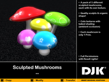 DJK -- Sculpted Mushrooms