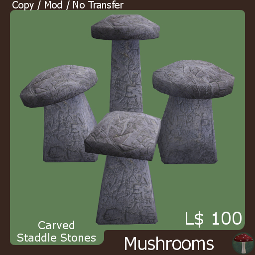 Carved Staddle Stones