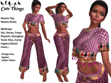 [CT] Yasmine Indian Outfit Purple - Maitreya - Belleza - Slink - Tonic - Legacy - more - DEMO