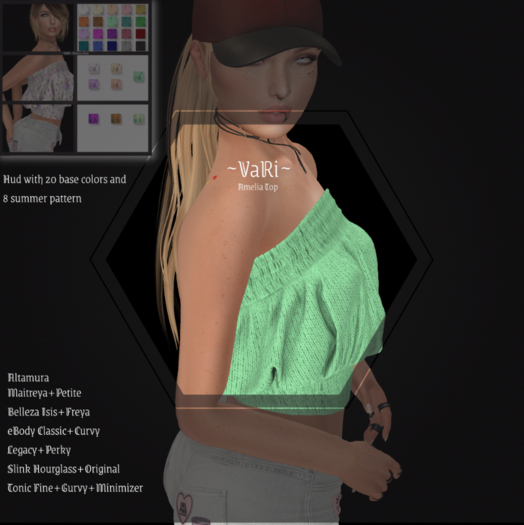 ~VaRi~ Amelia Top FATPACK