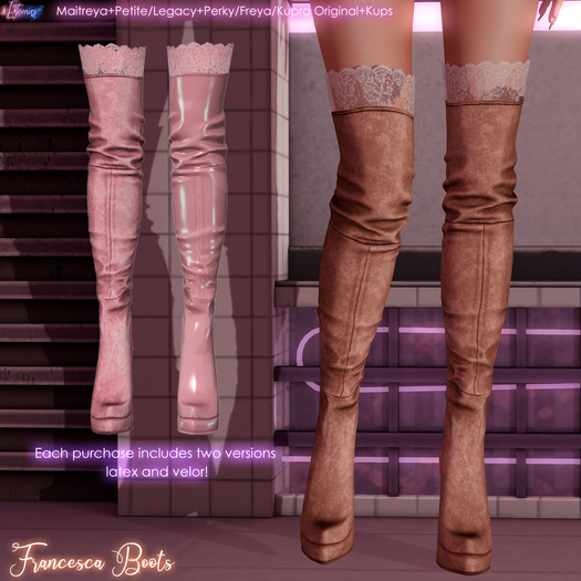 [Eternus] Francesca Boots (Pink)