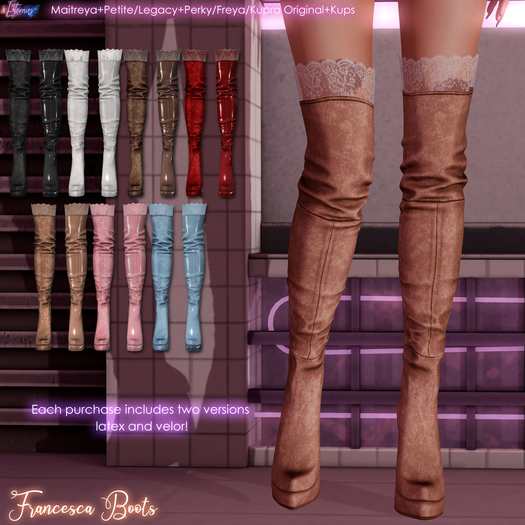 [Eternus] Francesca Boots Fatpack