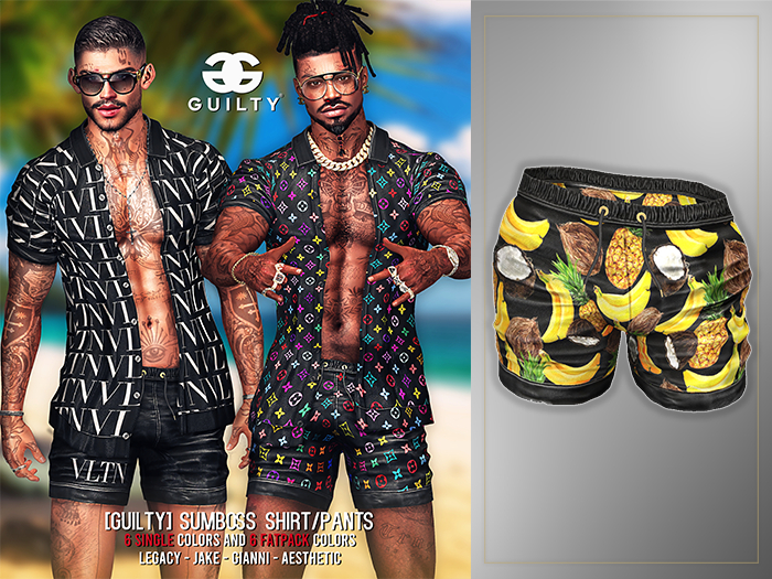 GUILTY 055 SumBoss Pants Banana