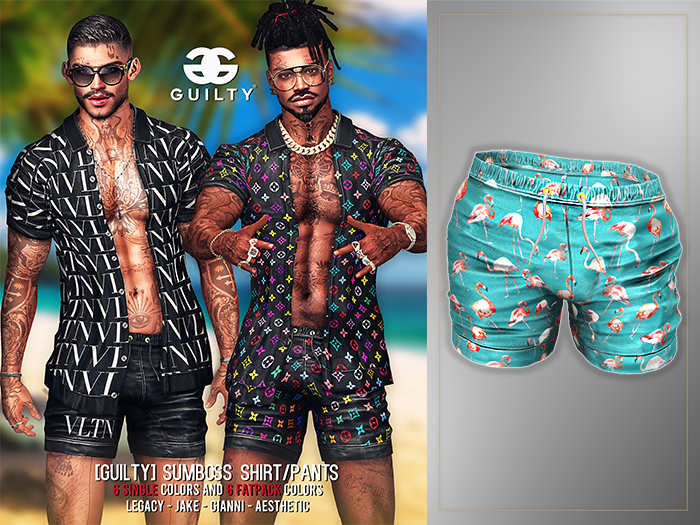 GUILTY 055 SumBoss Pants Flam