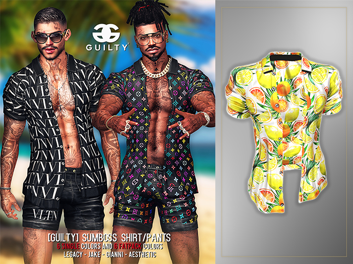 GUILTY 055 SumBoss Shirt Lemon