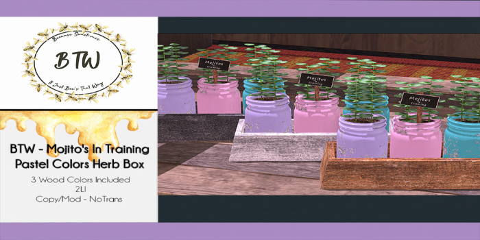 BTW - Mojito's In Training (Pastels)