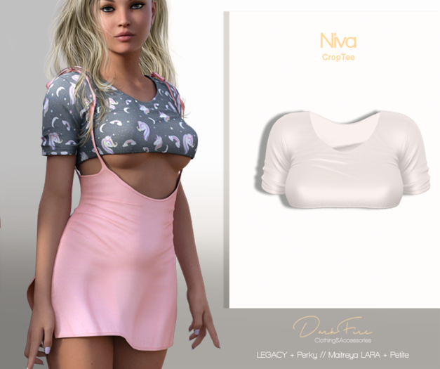 DarkFire Niva CropTee-#01