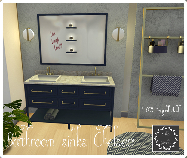 C*Bathroom set Chelsea "Blue"