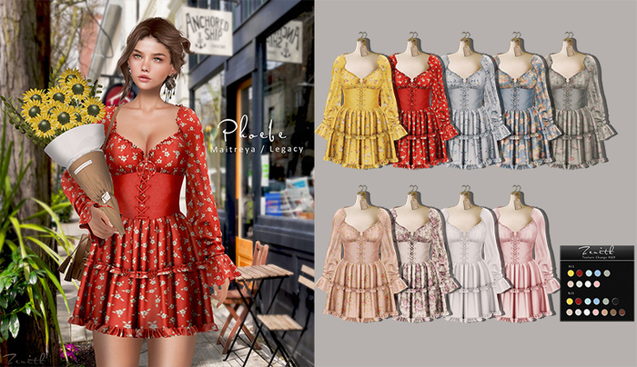=Zenith=Phoebe Dress (ALL) Maitreya/Legacy
