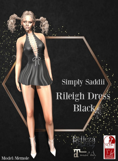 Simply Saddii-Rileigh Dress BLACK