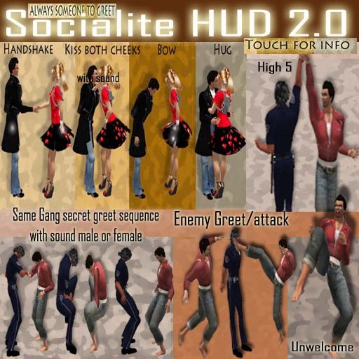 SOCIALITE GREETER HUD 2.0 