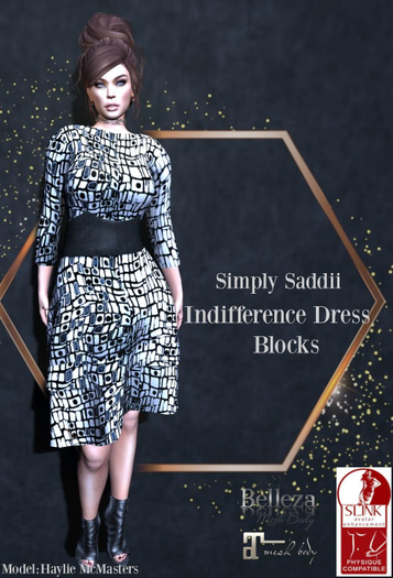 Simply Saddii-Indifference Dress -Blocks