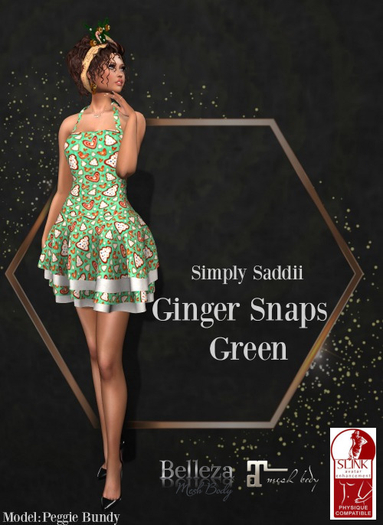 Simply Saddii-Ginger Snaps Green