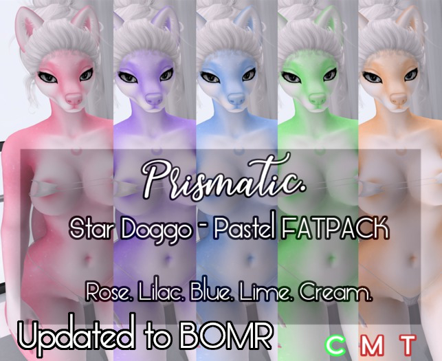 Prismatic. - Star Doggo - Pastel: FATPACK M/F Regalia Mod Updated