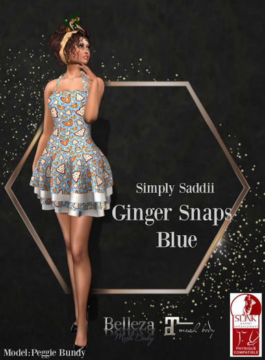 Simply Saddii-Ginger Snaps Blue