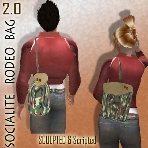 SOCIALITE GREETER BAG 'MILITAR ROUGH' 