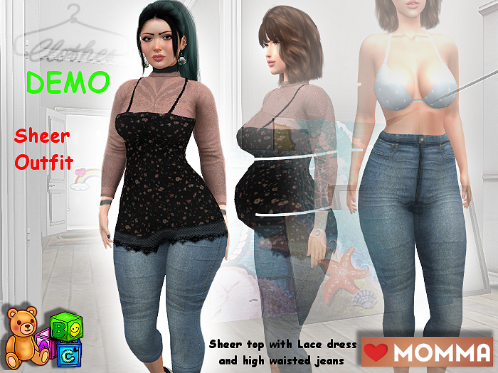 ABC - Sheer Outfit DEMO