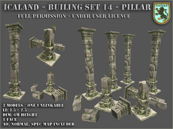 Icaland - Building set 14 - Pillar