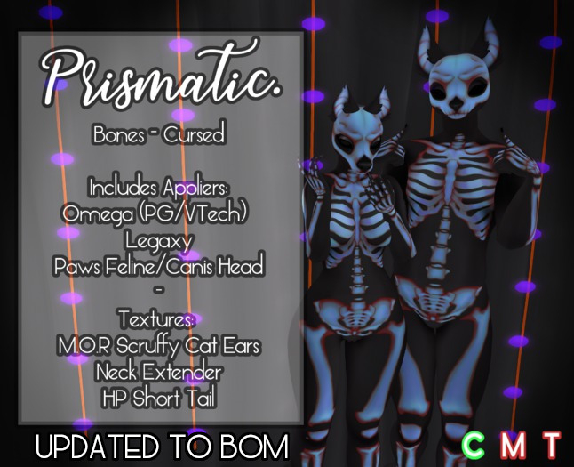 Prismatic. - Bones (Cursed) M/F Omega/VTech Mod Updated