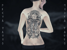 Freya Tattoo BOM - ouija back