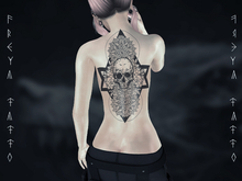 Freya Tattoo BOM - Skull Back