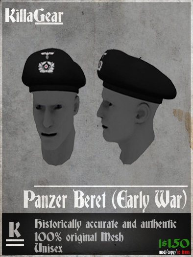 [KILLAGEAR] Panzer Crew Beret 