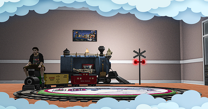 BR Furnishing All Aboard Rideable Train (ADD)
