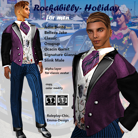 RP-Chic Rockabilly Holiday men