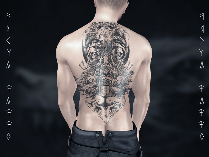 Freya Tattoo BOM - Hell Back Men
