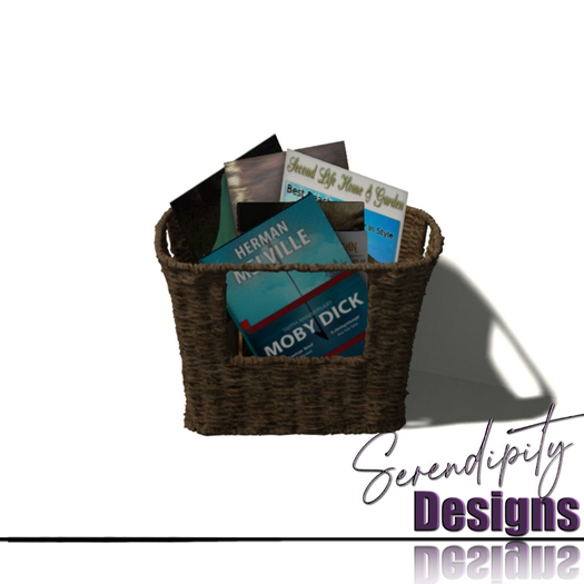 Serendipity Designs - Los Cabos Basket of Books [WEAR ME]