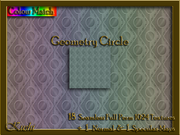 Geometry Circle Seamless Texture Set