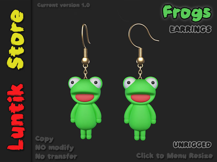 [Luntik] Frogs Earrings