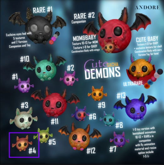 :ANDORE: - Gacha - Cute Demons #4