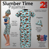 Slumber Time Pajamas [2cute] Puppies