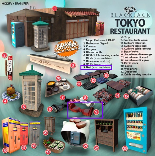 BJK - Tokyo Gacha - Scooter Red