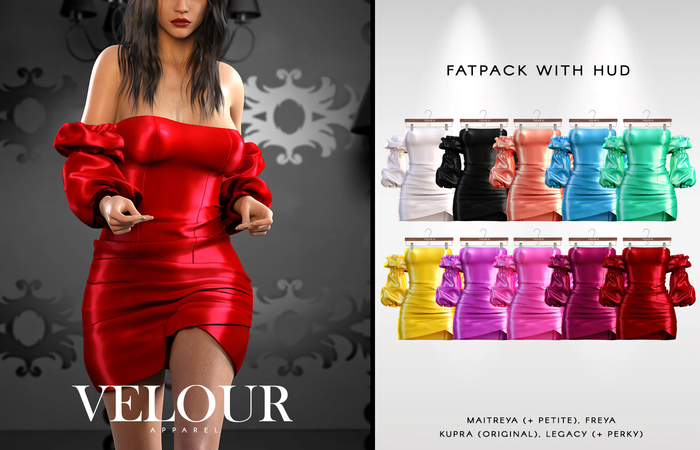 VELOUR APPAREL: "Miami" Dress (FATPACK)