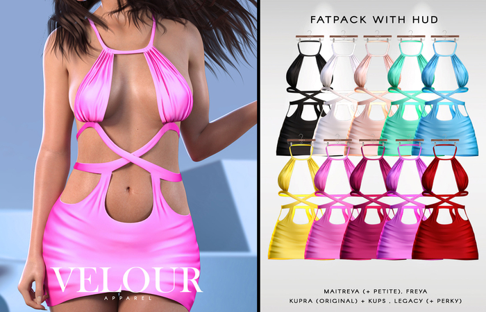VELOUR APPAREL: "Jelena" Dress (DEMO)