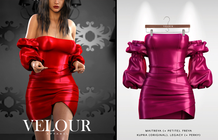 VELOUR APPAREL: "Miami" Dress (Pink)