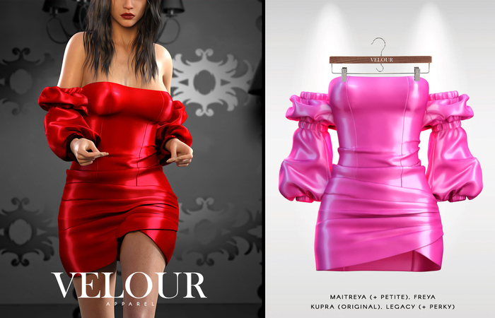 VELOUR APPAREL: "Miami" Dress (Candy)