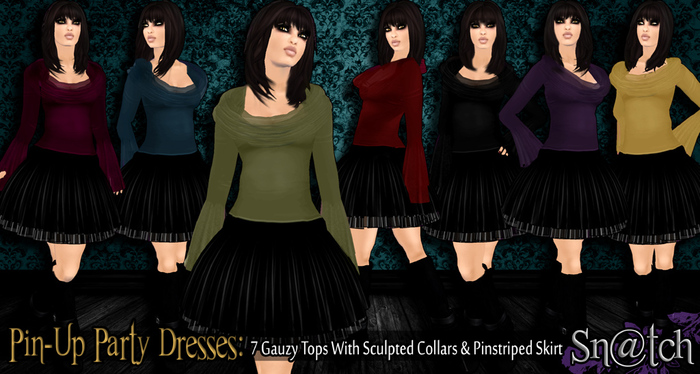 :::Sn@tch Pin-Up Party Dress:::