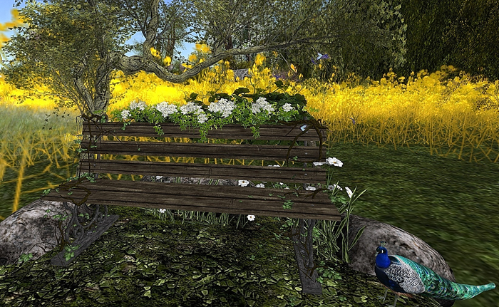 CJ Cozy Garden Bench Set