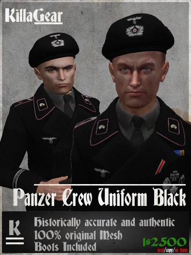 [KILLAGEAR] Panzer Crew Uniform 