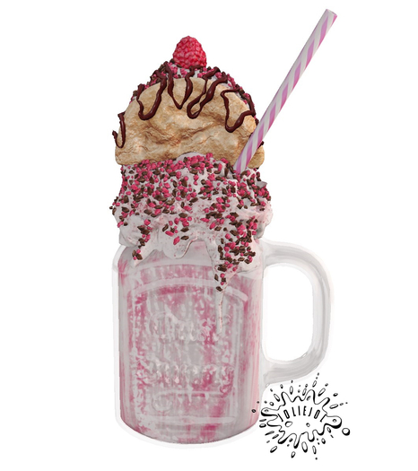 dust bunny . sweet tooth . raspberry milkshake . boxed