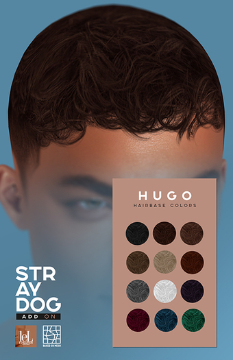 STRAY DOG ADD ON - HUGO HAIRBASE - LELUTKA