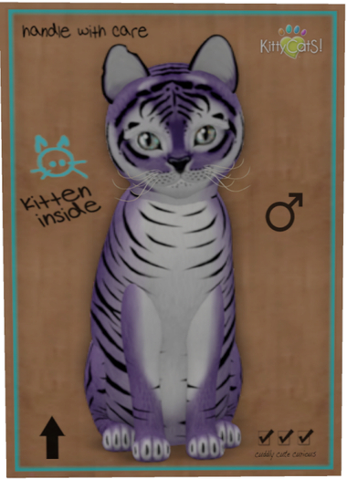 KittyCatS Box - Tiger! - Dusky Plum