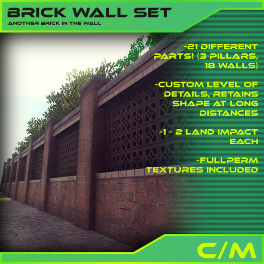 [CKC] Brick Walls Set