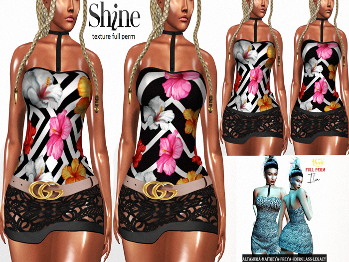 AJ #SHINE_ DRESS ILA _TEXTURE FULL PERM
