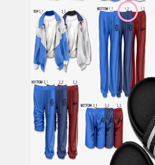 *_M.birdie Story_* school gym suit set_Fbottom1_2L