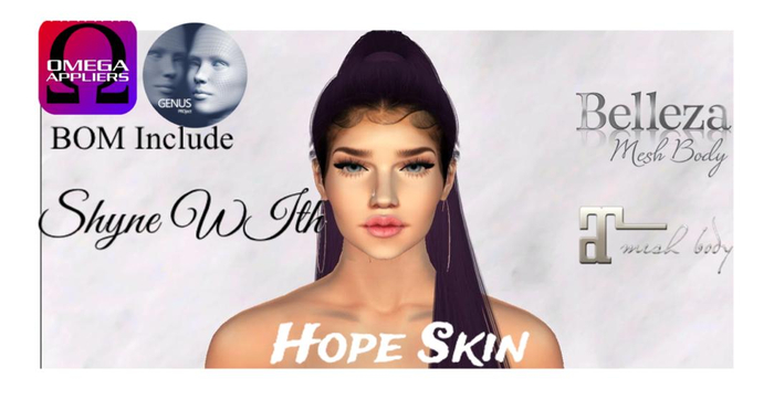 Shyne With Me Hope Skin  ( Add to Unpack )