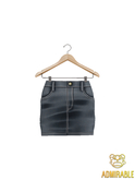 Admirable- Denim Skirt (Dark)